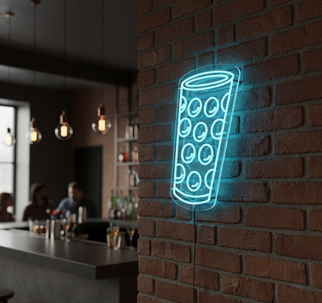 Neon Dubbeglas