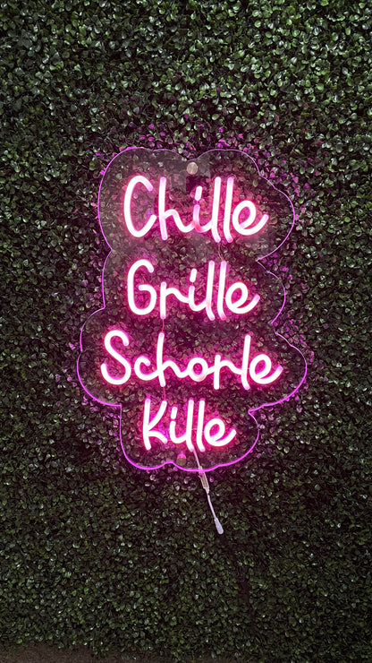 Chille, Grille, Schorle Kille