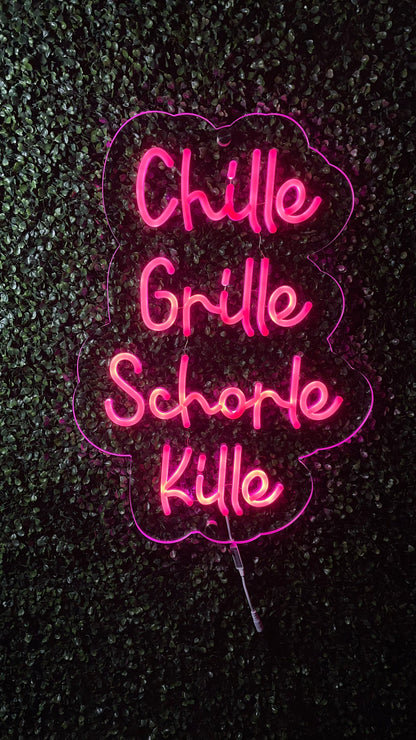 Chille, Grille, Schorle Kille