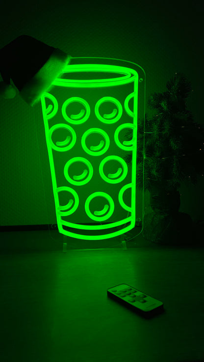Neon Dubbeglas