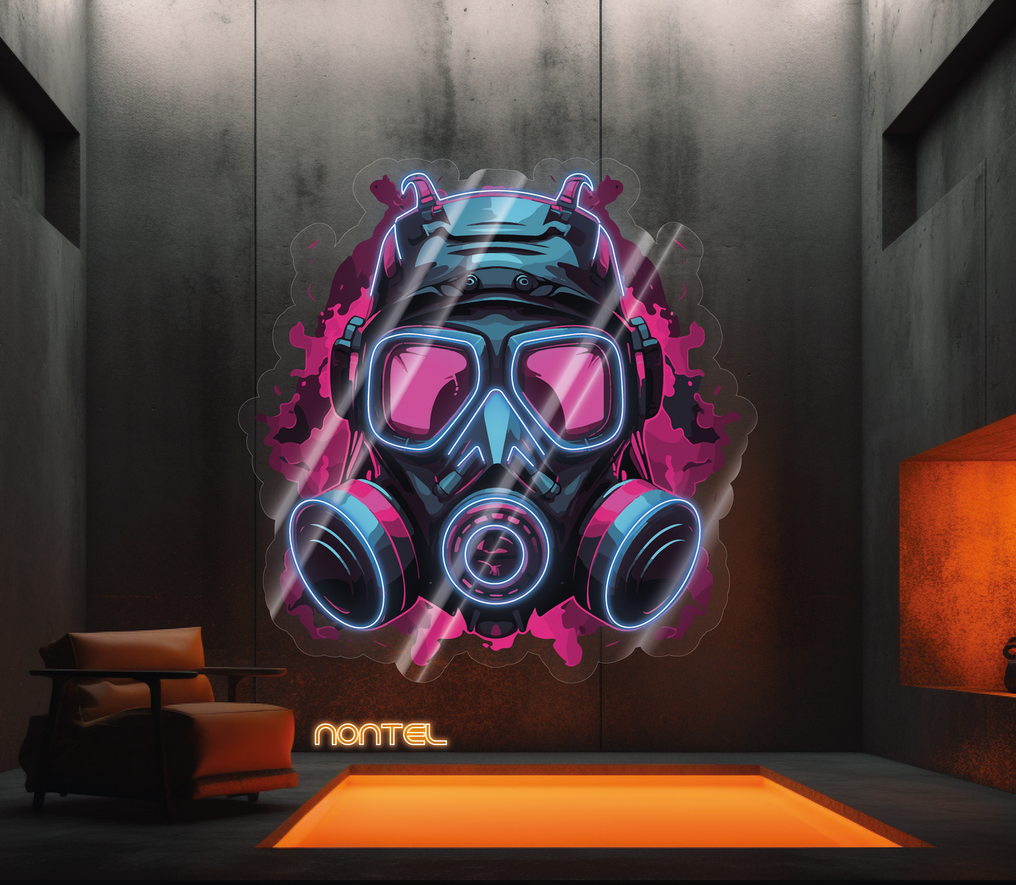 Neon Gasmaske
