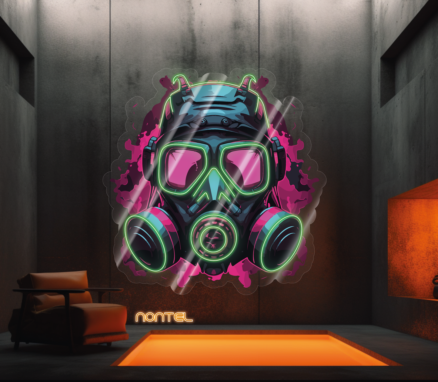 Neon Gasmaske