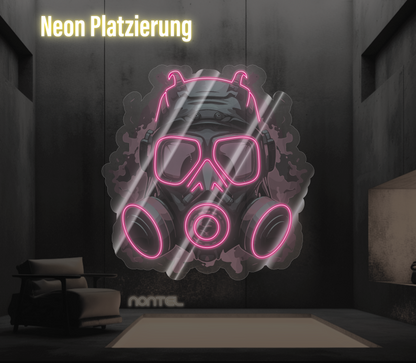 Neon Gasmaske
