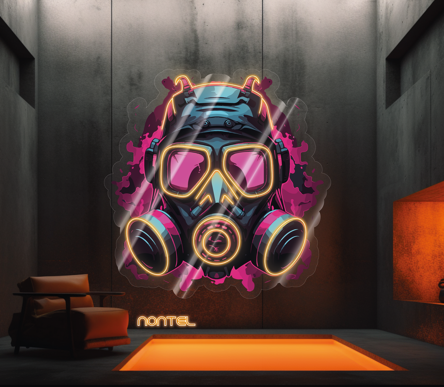 Neon Gasmaske