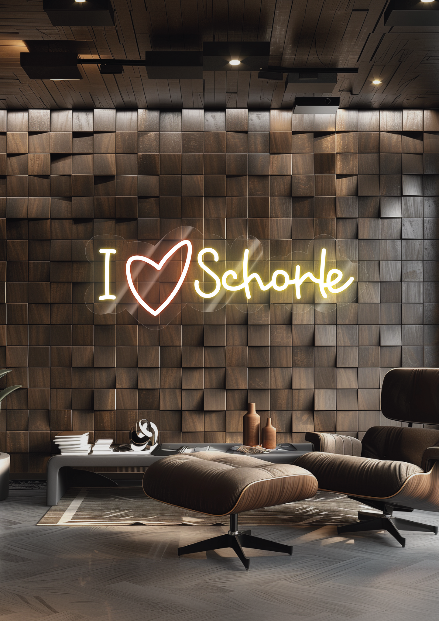 Neon I ❤️ SCHORLE