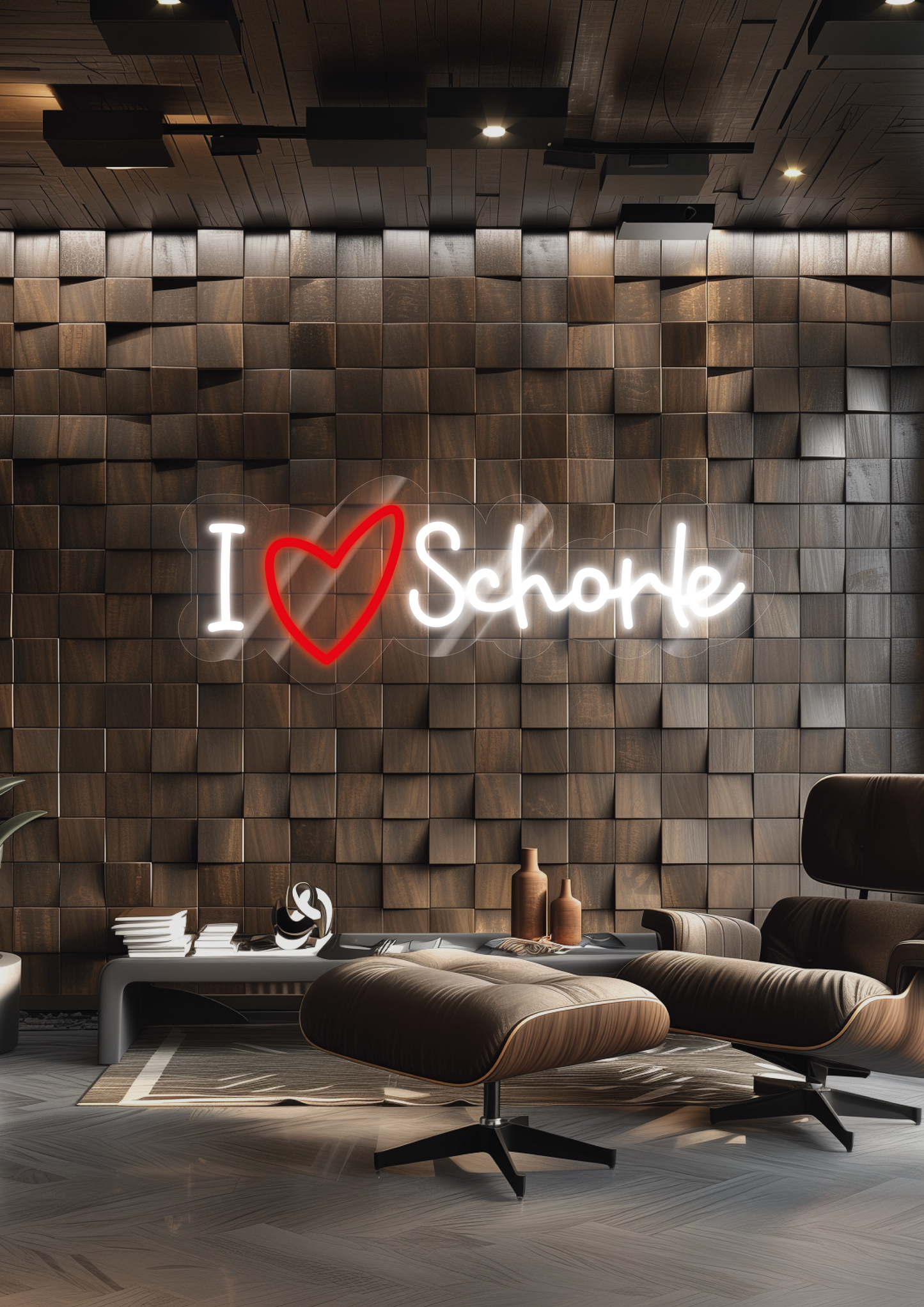 Neon I ❤️ SCHORLE