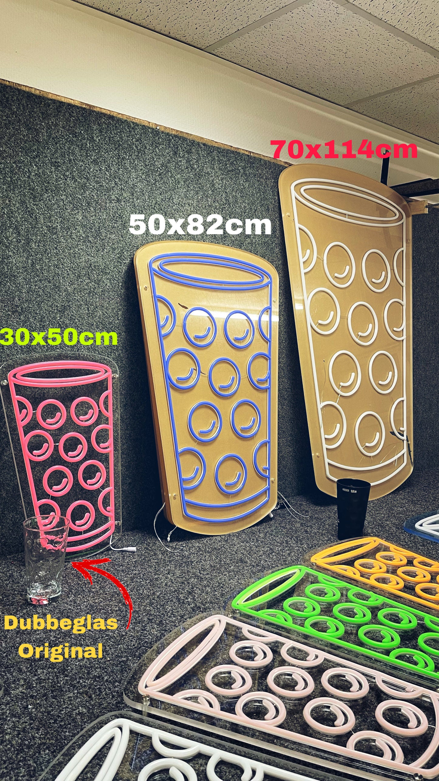 Neon Dubbeglas